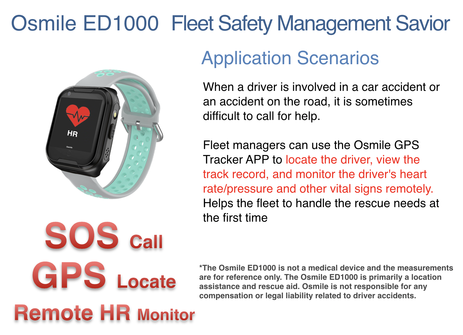 Osmile ED1000 GPS Osmile GPS TrackerDementia, Alzheimer's disease